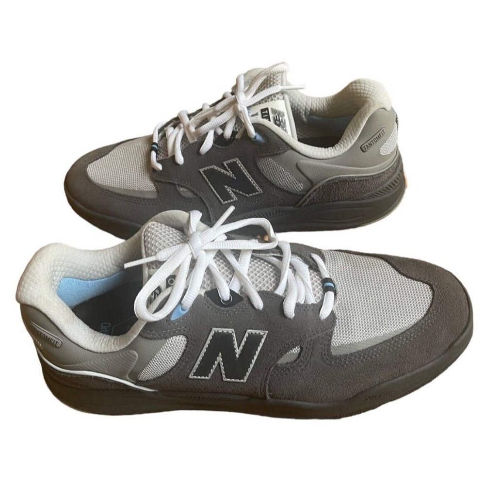 New Balance Numeric 1010 Tiago Skate Sneakers Athletic Gray Men Size 11.5
